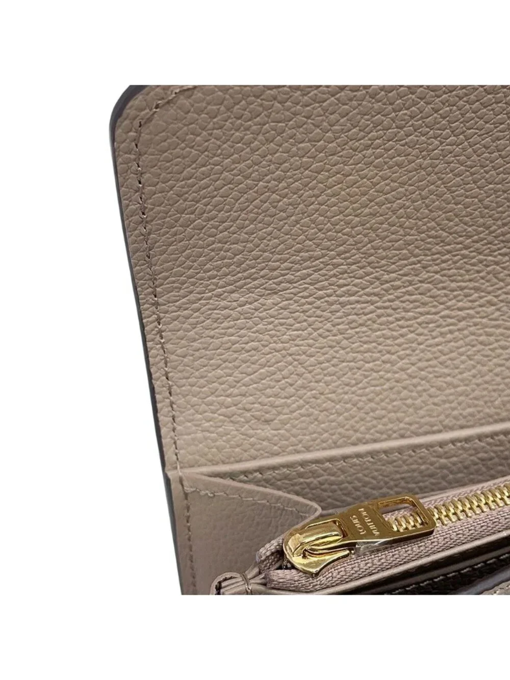 Louis Vuitton Wallet Monogram Empreinte Portefeuille Sarah NM Tourterelle